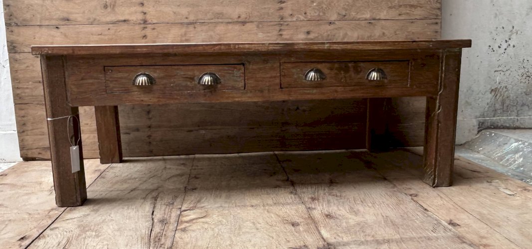 table basse en teck birman