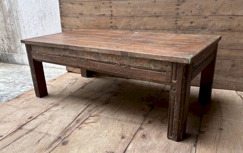 table basse en teck birman