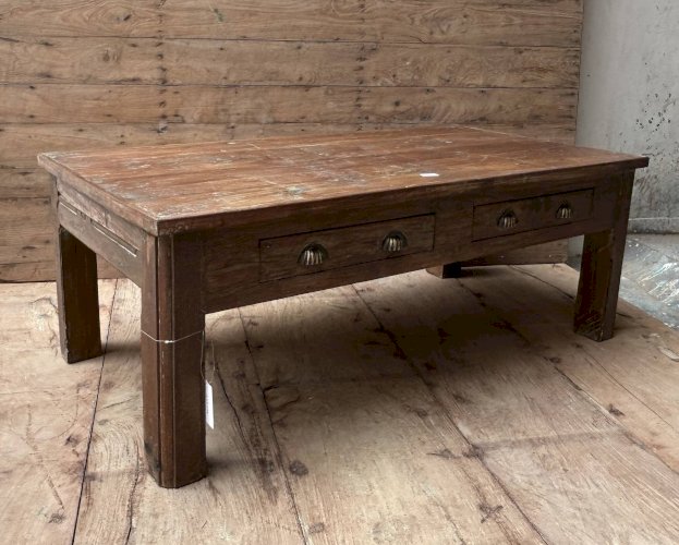 table basse en teck birman