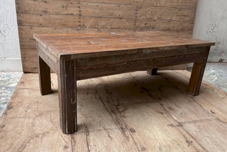 table basse en teck birman