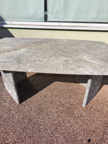 Table basse marbre Gris