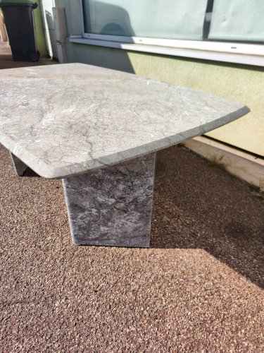 Table basse marbre Gris