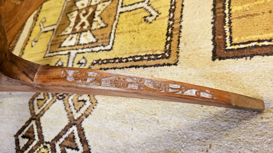 Table basse pieds araignée 1960 vintage 