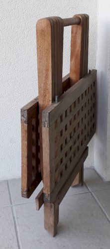 Table basse pliante en bois