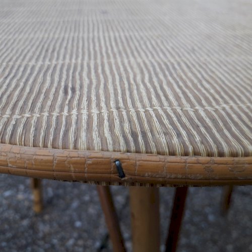 Table basse rotin