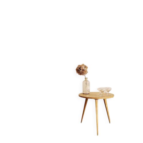 Table basse tripode vintage