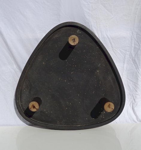 Table basse Vallauris Tripod signée Barrois 1960s