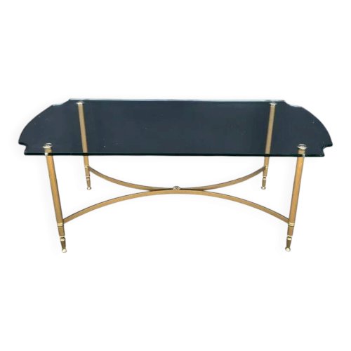 Table basse vintage en verre
