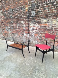 Vintage coffee table, antique furniture