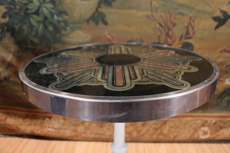 Table bistrot Guéridon Whiskey A Go Go, 1960s