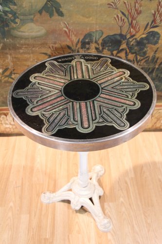 Table bistrot Guéridon Whiskey A Go Go, 1960s