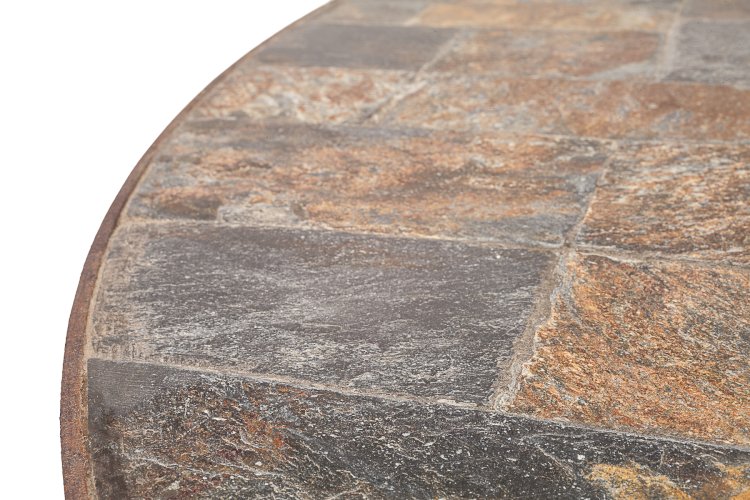 Table Brutaliste ovale