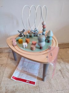 Table dactivite en bois janod en bon etat