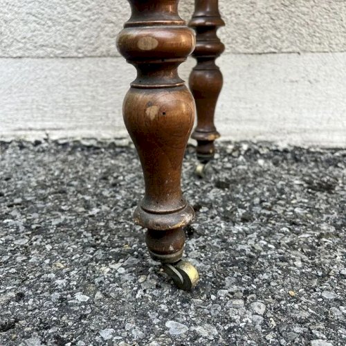 Table dappoint, de toilette ancienne en bois