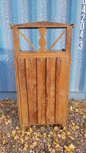 Table dappoint vitré en teck birman
