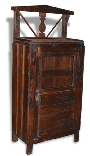 Table dappoint vitré en teck birman
