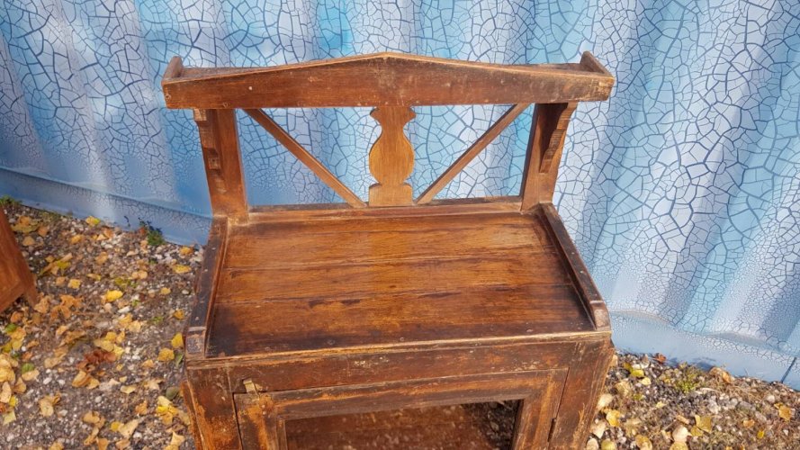 Table dappoint vitré en teck birman