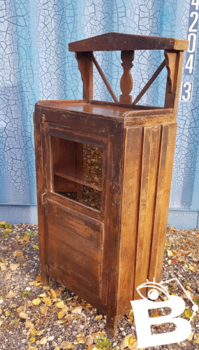 Table dappoint vitré en teck birman