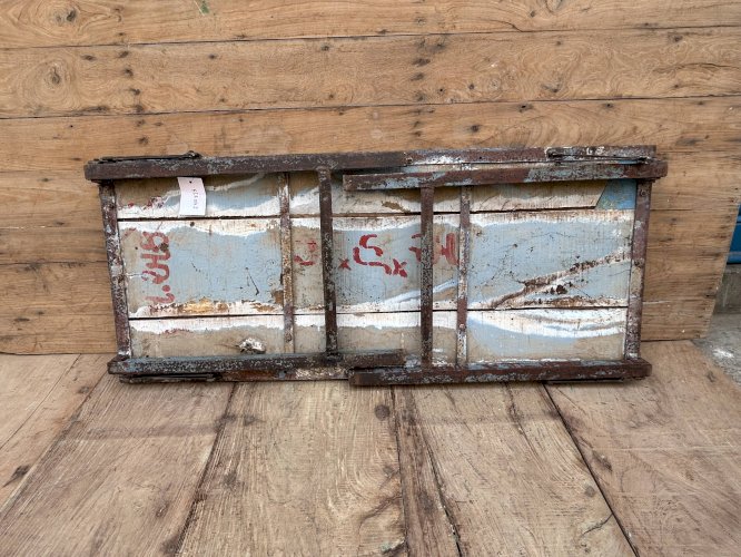 Table datelier pliante structure métal avec plateau en teck massif