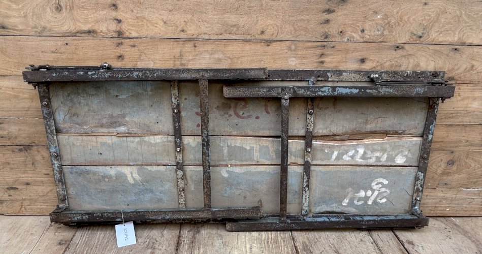 Table datelier pliante structure métal avec plateau en teck massif