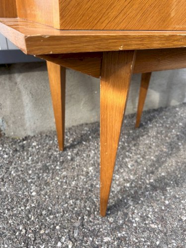table de chevet des années 50 moderniste