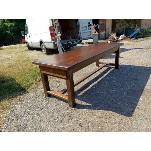 Table de Ferme Campagnarde en Chéne Massif