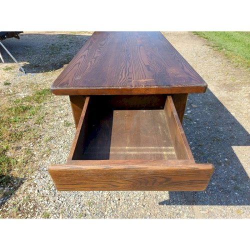 Table de Ferme Campagnarde en Chéne Massif