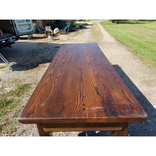 Table de Ferme Campagnarde en Chéne Massif