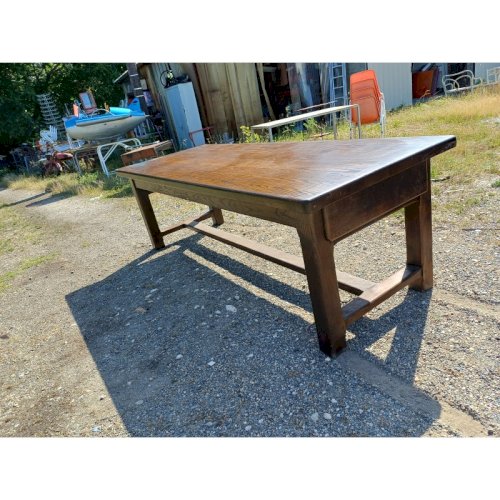 Table de Ferme Campagnarde en Chéne Massif
