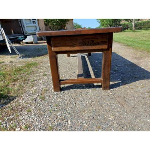 Table de Ferme Campagnarde en Chéne Massif