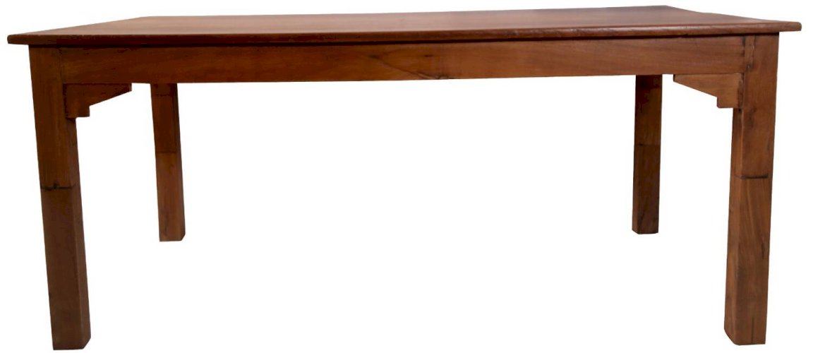 Table de ferme, datelier ancienne en teck birman