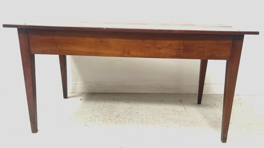 Table de ferme de style en merisier XIX siècle