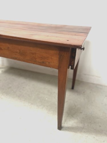 Table de ferme de style en merisier XIX siècle