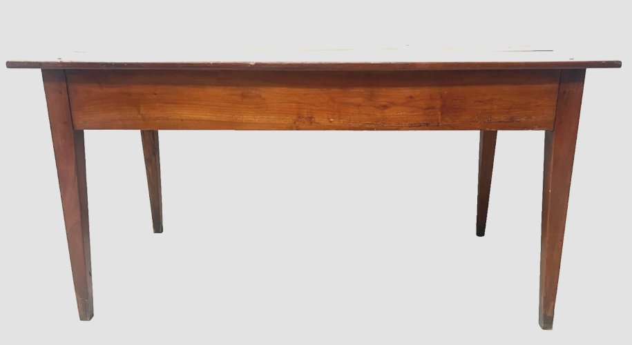 Table de ferme de style en merisier XIX siècle