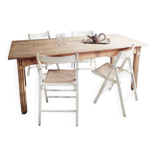 Table de ferme en bois
