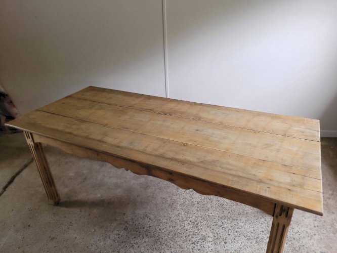 Table de ferme en bois