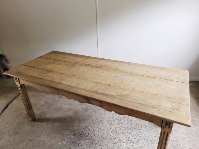 Table de ferme en bois