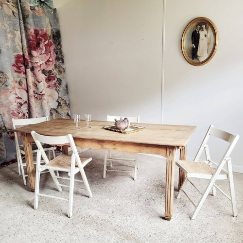 Table de ferme en bois