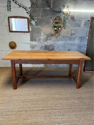 Table de ferme en chêne massif