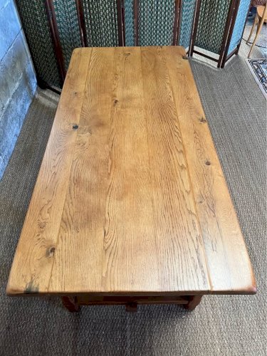 Table de ferme en chêne massif