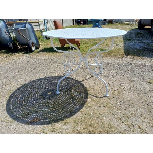 Table de Jardin Fer Forgé 1900