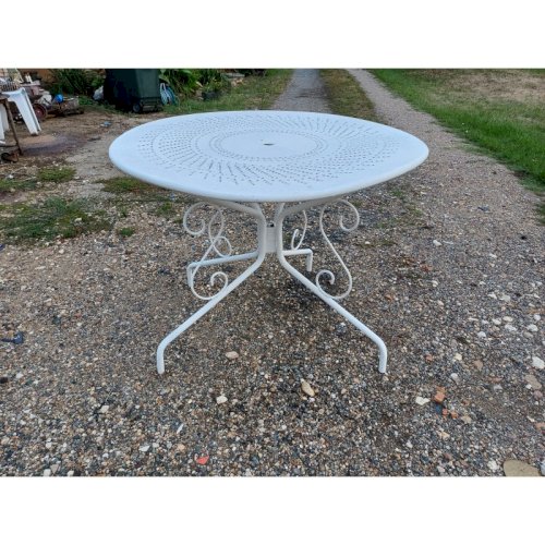 Table de Jardin Fer Forgé 1900