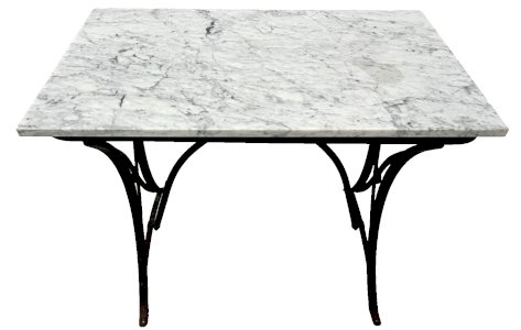 Table de jardin ou véranda en fer de fonte XX siècle