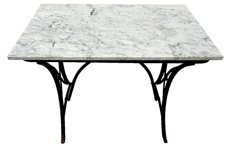 Table de jardin ou véranda en fer de fonte XX siècle