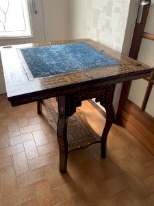 Afghan game table