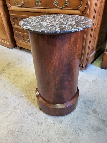 TABLE DE NUIT CHEVET EMPIRE EN ACAJOU DIT SOMNO N° 2