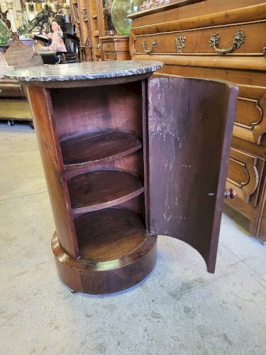 TABLE DE NUIT CHEVET EMPIRE EN ACAJOU DIT SOMNO N° 2