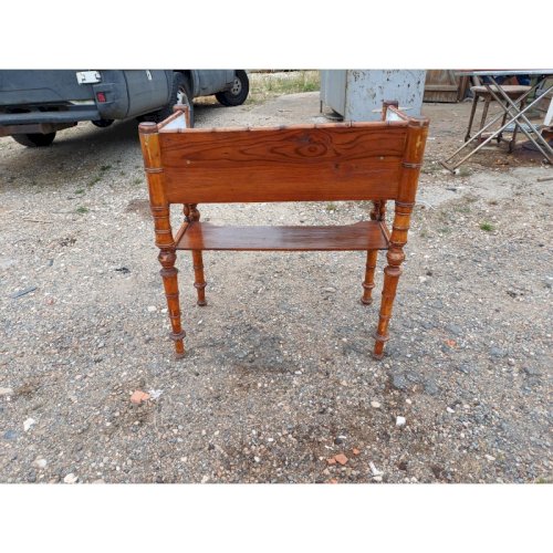 Table de Toilette Marbre et Pitchpin