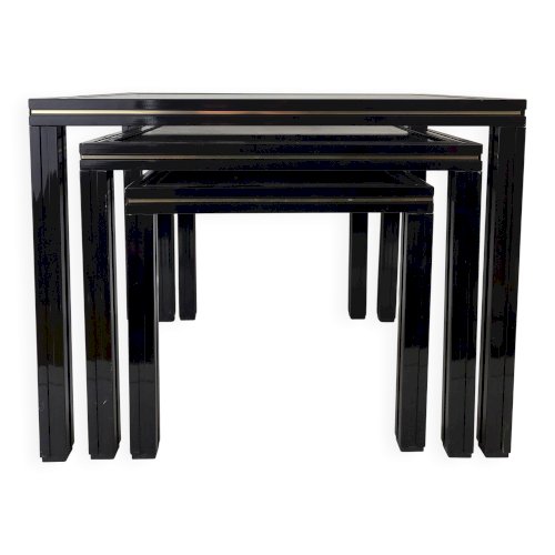 Table gigogne par Pierre Vandel 1970