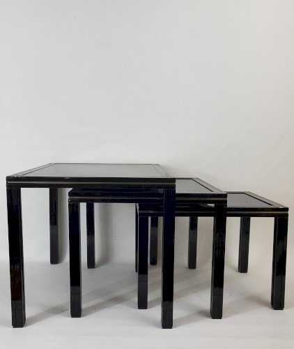 Table gigogne par Pierre Vandel 1970